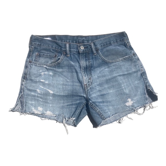 Levi's Pants - LEVI Strauss 559 Distressed Cutoff Red Tag Jean shorts. sz 33